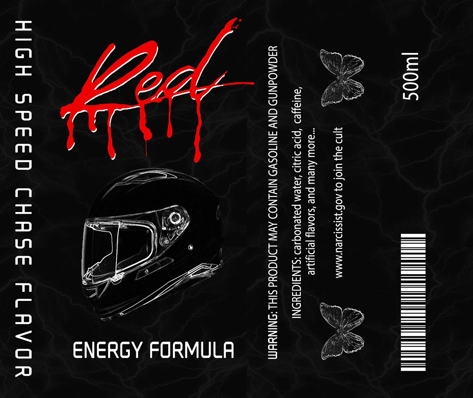 Energy Drink Advertisement — Can design — High Speed Chase Flavor