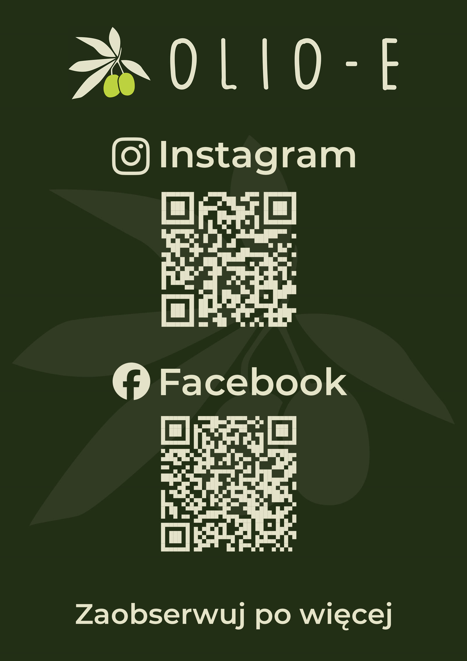 Olio-E — Social follow card