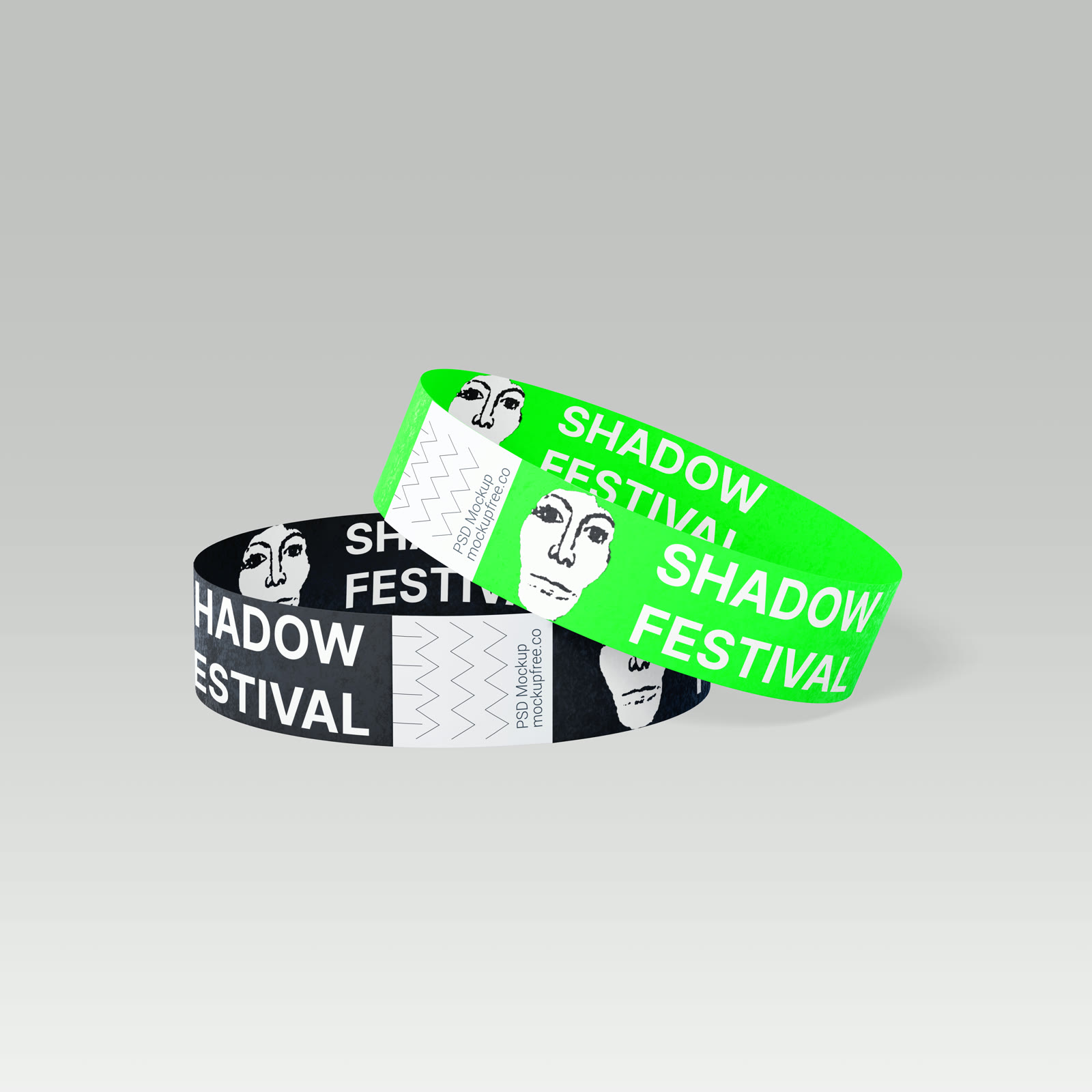 Shadow Festival — Paper wristbands